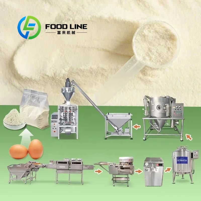 Food Protein Snacks - Large Scale Egg White Powder Production