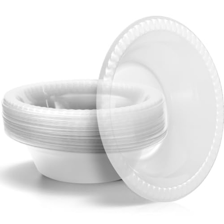 Food Packed Snacks - 30 Pack 12 oz Disposable Plastic