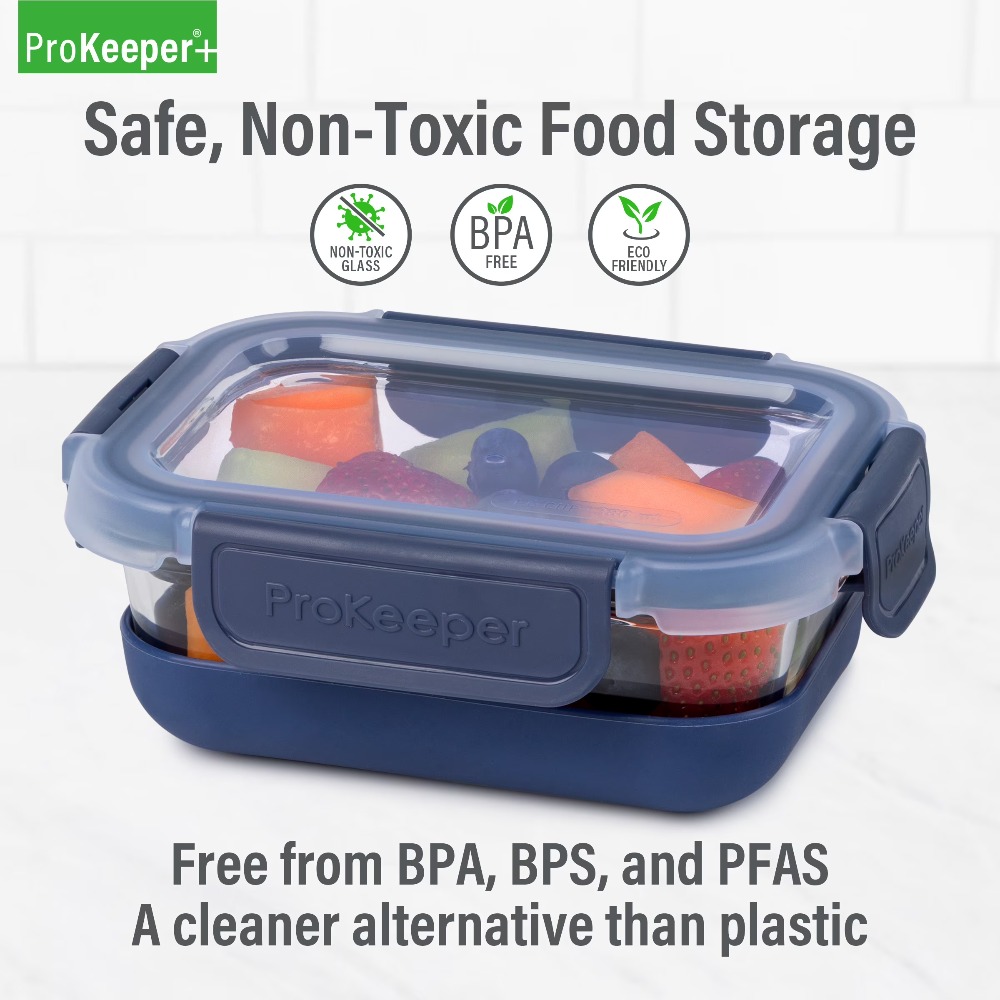 2 Pack 1.6 Cup Glass Food Stor - Food Packed Snacks review and price