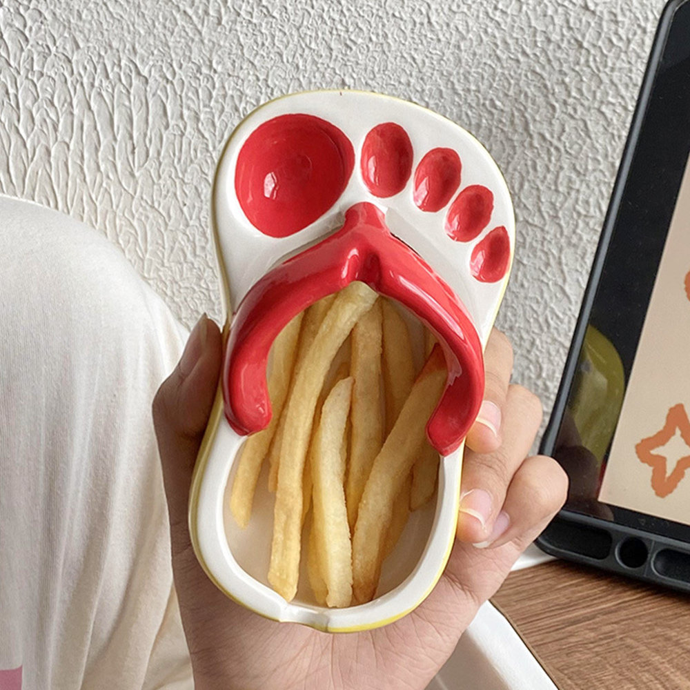 Novel French Fries Plate Creat - Food Snacks Restaurant review and price