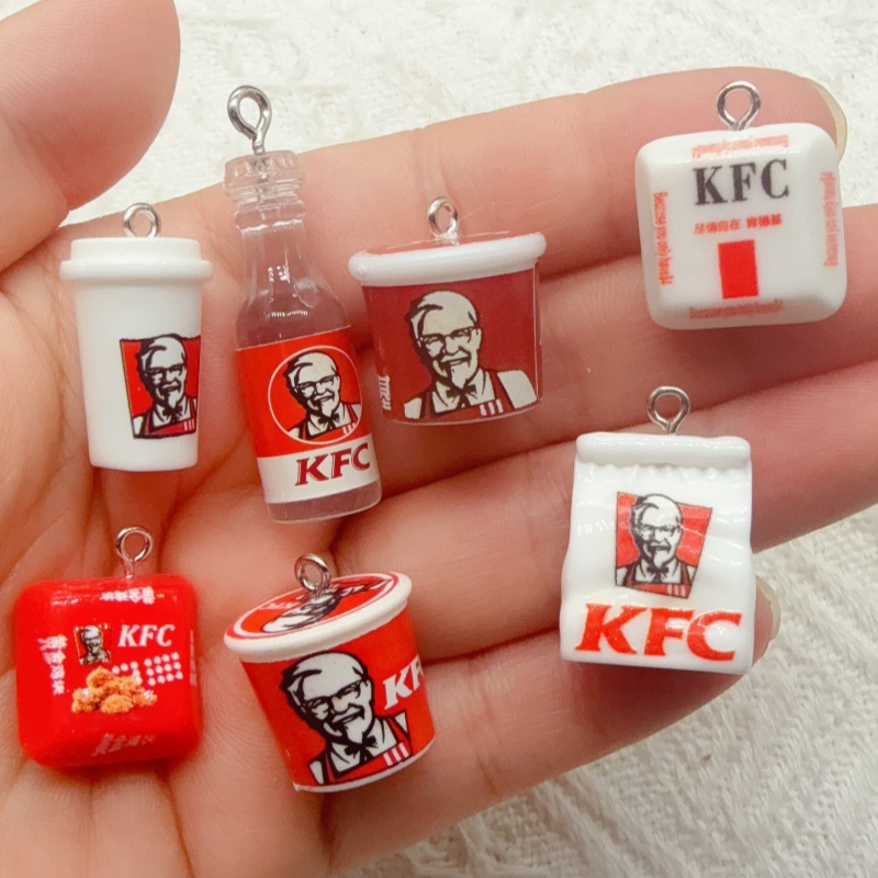 10pcs cartoon resin food bag k - Food & Snacks Coloring review and price