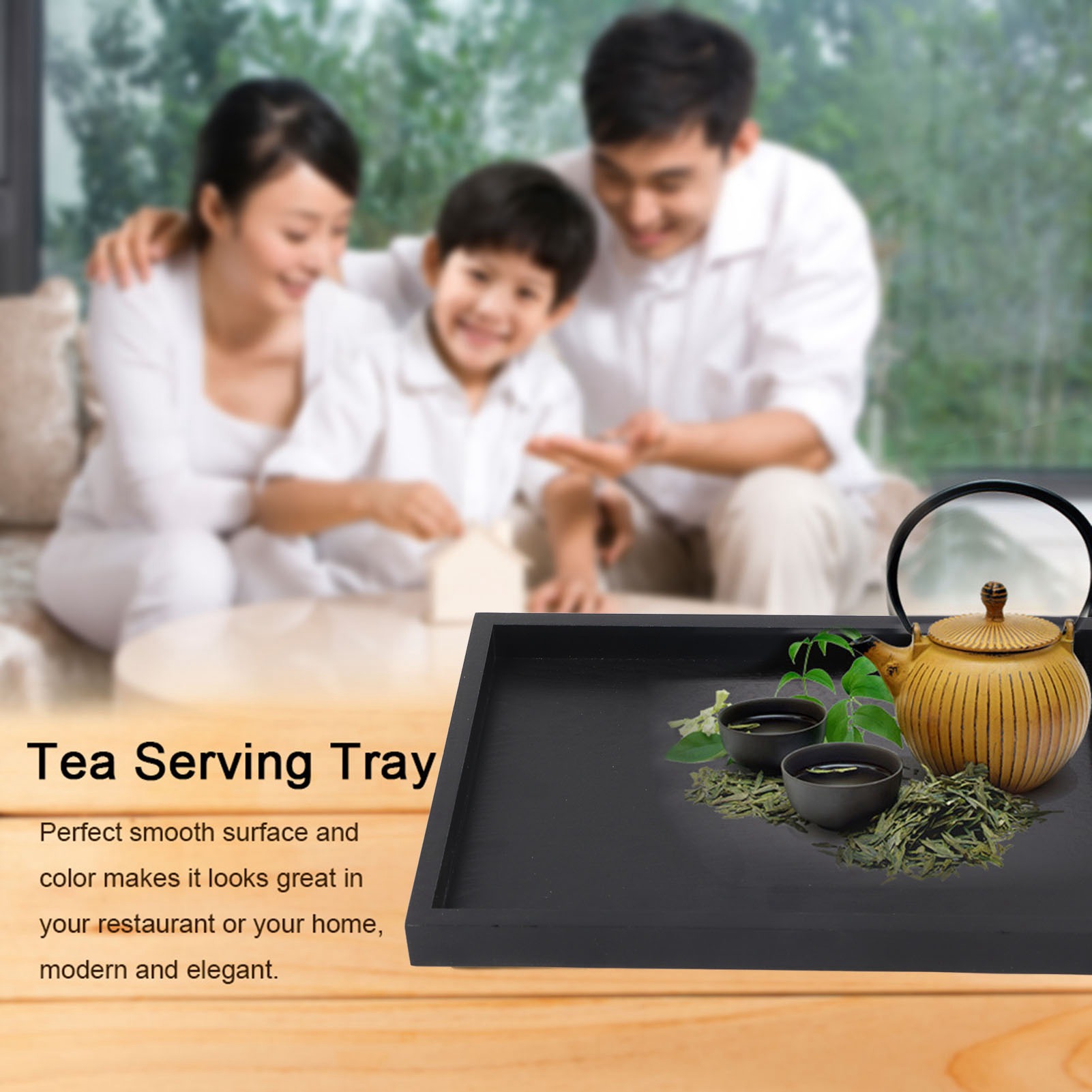 Rectangle Shape Wood Tea Coffe - Food Snacks Restaurant review and price