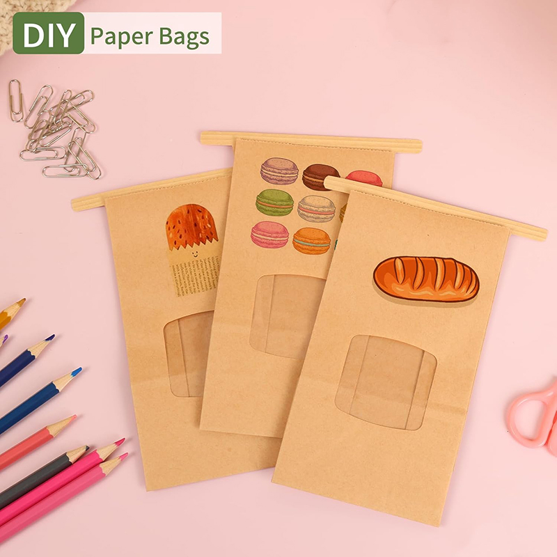 10Pcs Bakery Bags, Window Seal - Food Snacks For Christmas review and price