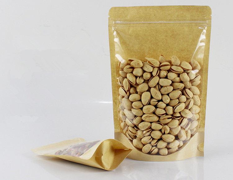 100PCS Clear Front Stand Up Kr - Food Snacks For Christmas review and price