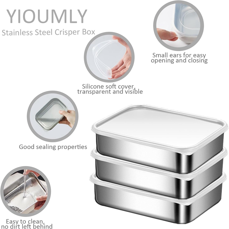 Stainless Steel Containers for - Food & Snacks Coloring review and price