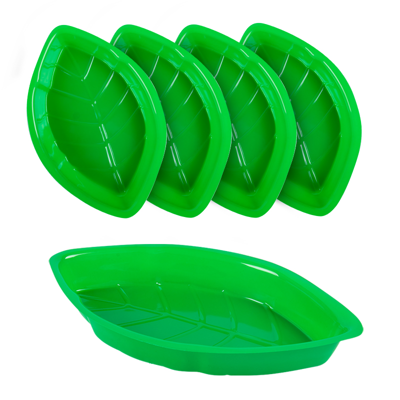 6pcs Palm Leaf Shape Food Reus - Food Packed Snacks review and price