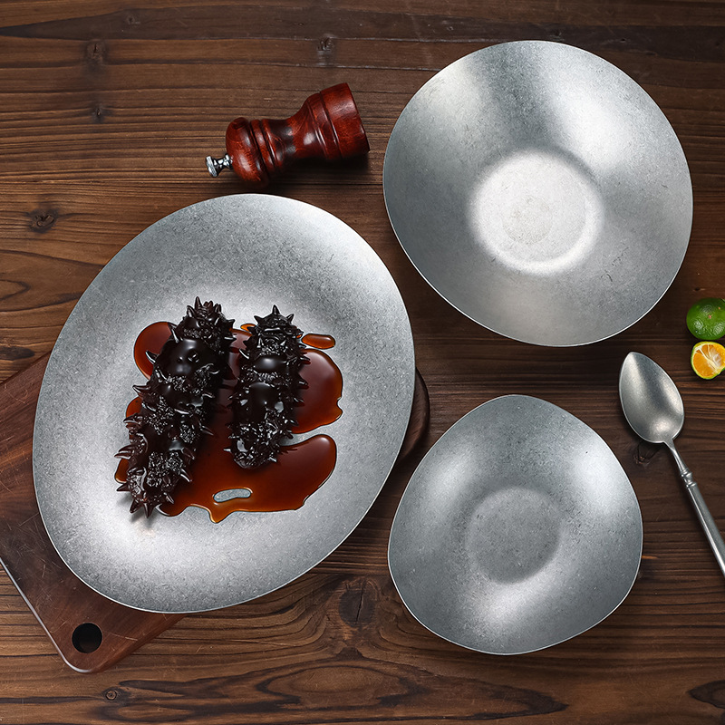 Irregular Stainless Steel Meal - Food Snacks Restaurant review and price