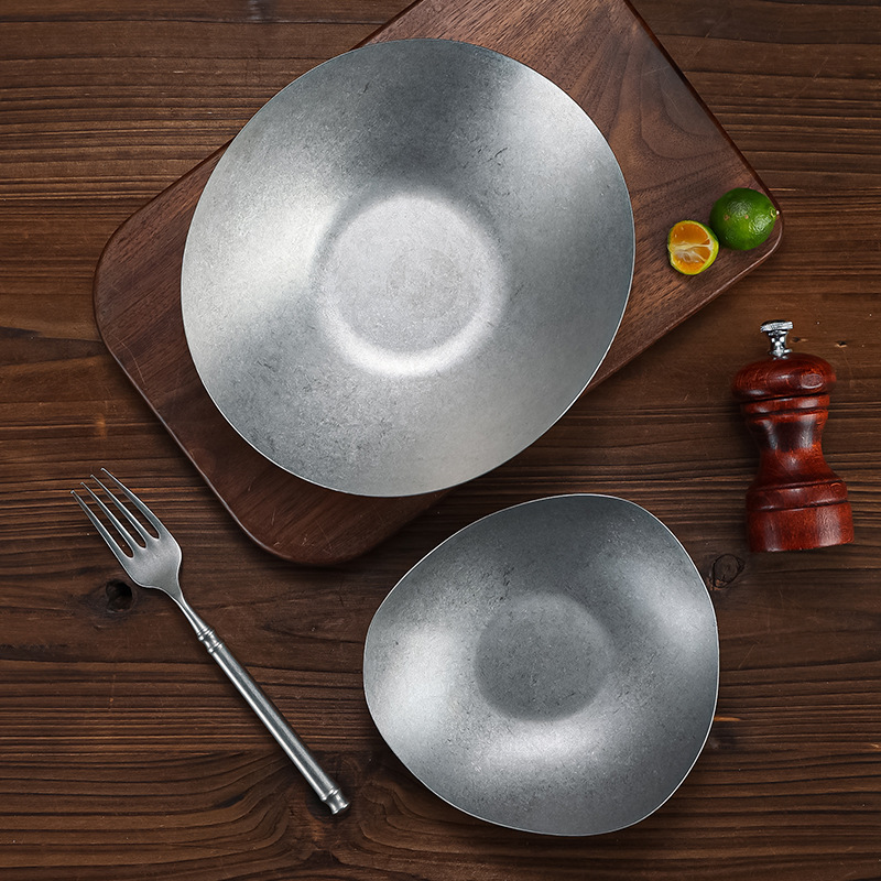 Irregular Stainless Steel Meal - Food Snacks Restaurant review and price