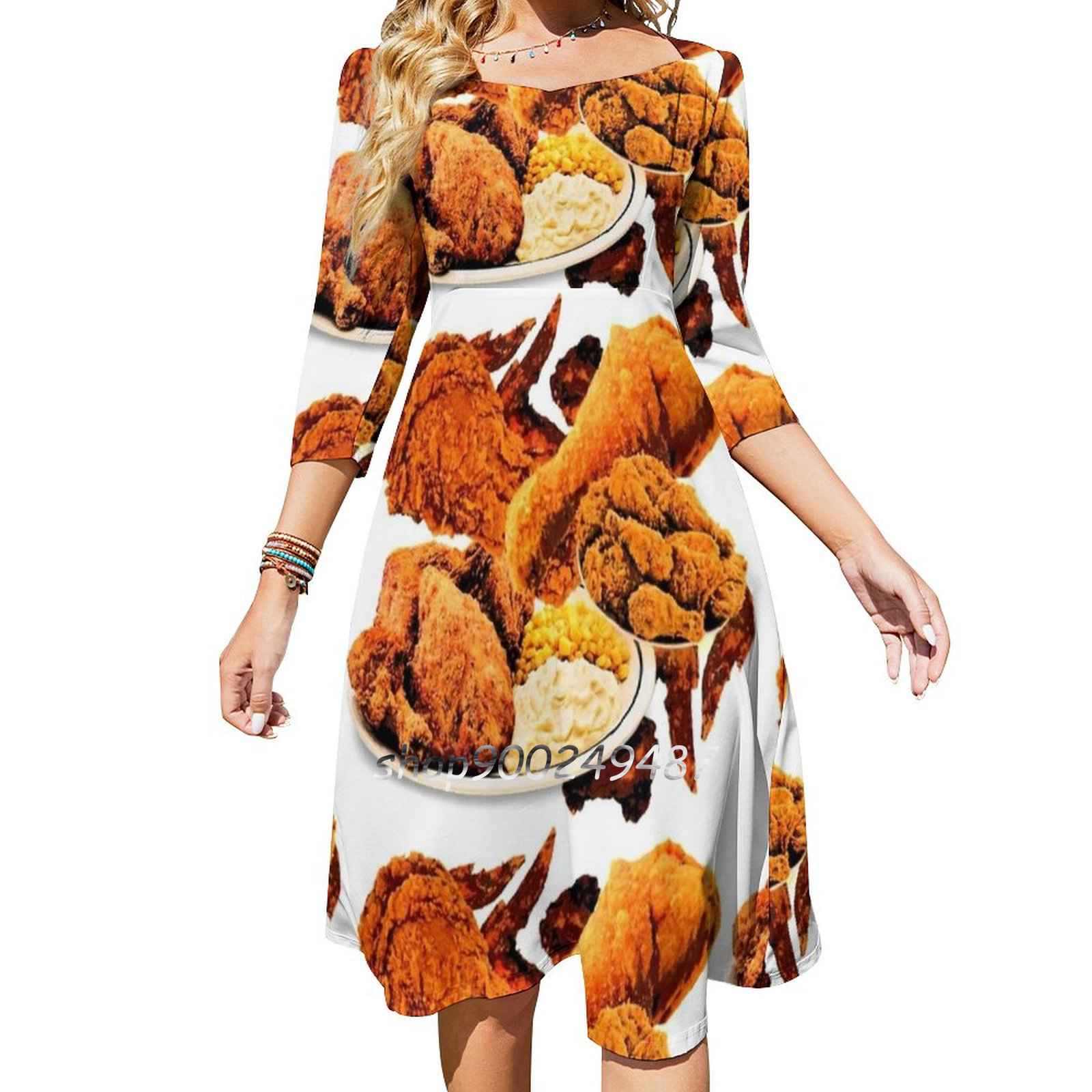 Fried Chicken Sweet Elegant Dr - Yummy Food Snacks review and price