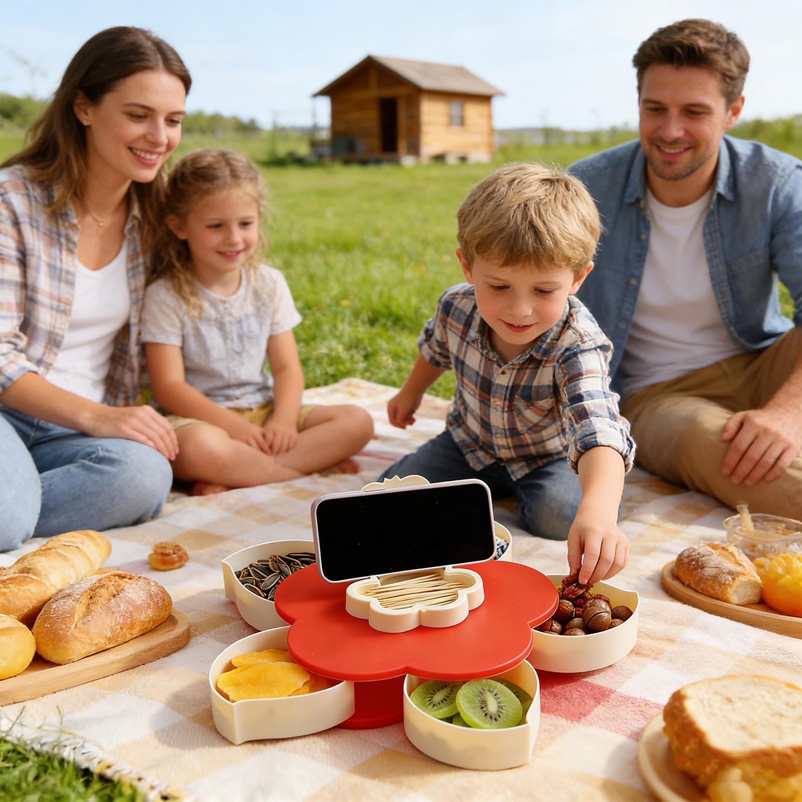 Divided Serving Tray Petal Sha - Food Snacks In India review and price