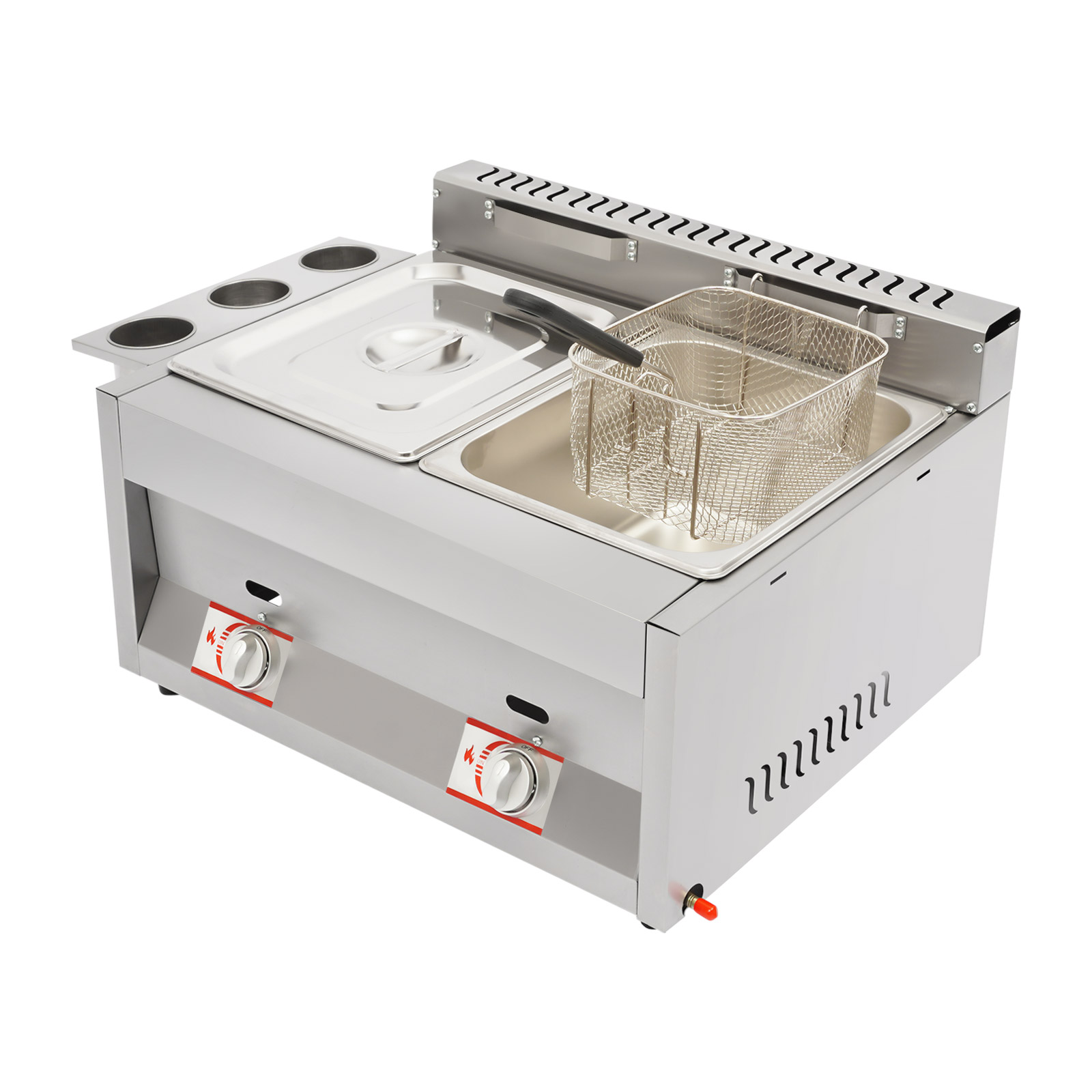 Commercial Deep Fryer 2-Tank 6 - Food Snacks Restaurant review and price