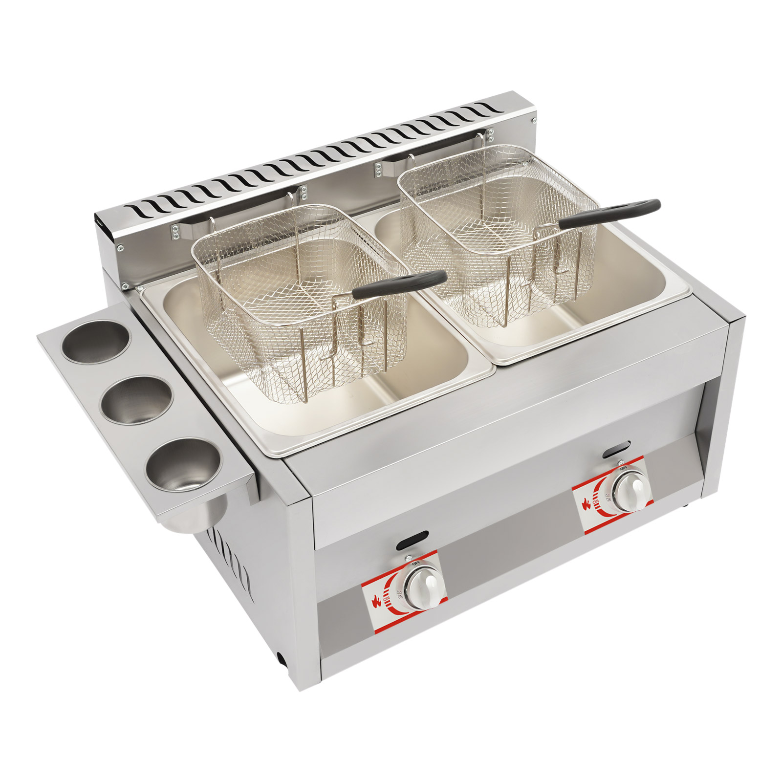 Commercial Deep Fryer 2-Tank 6 - Food Snacks Restaurant review and price