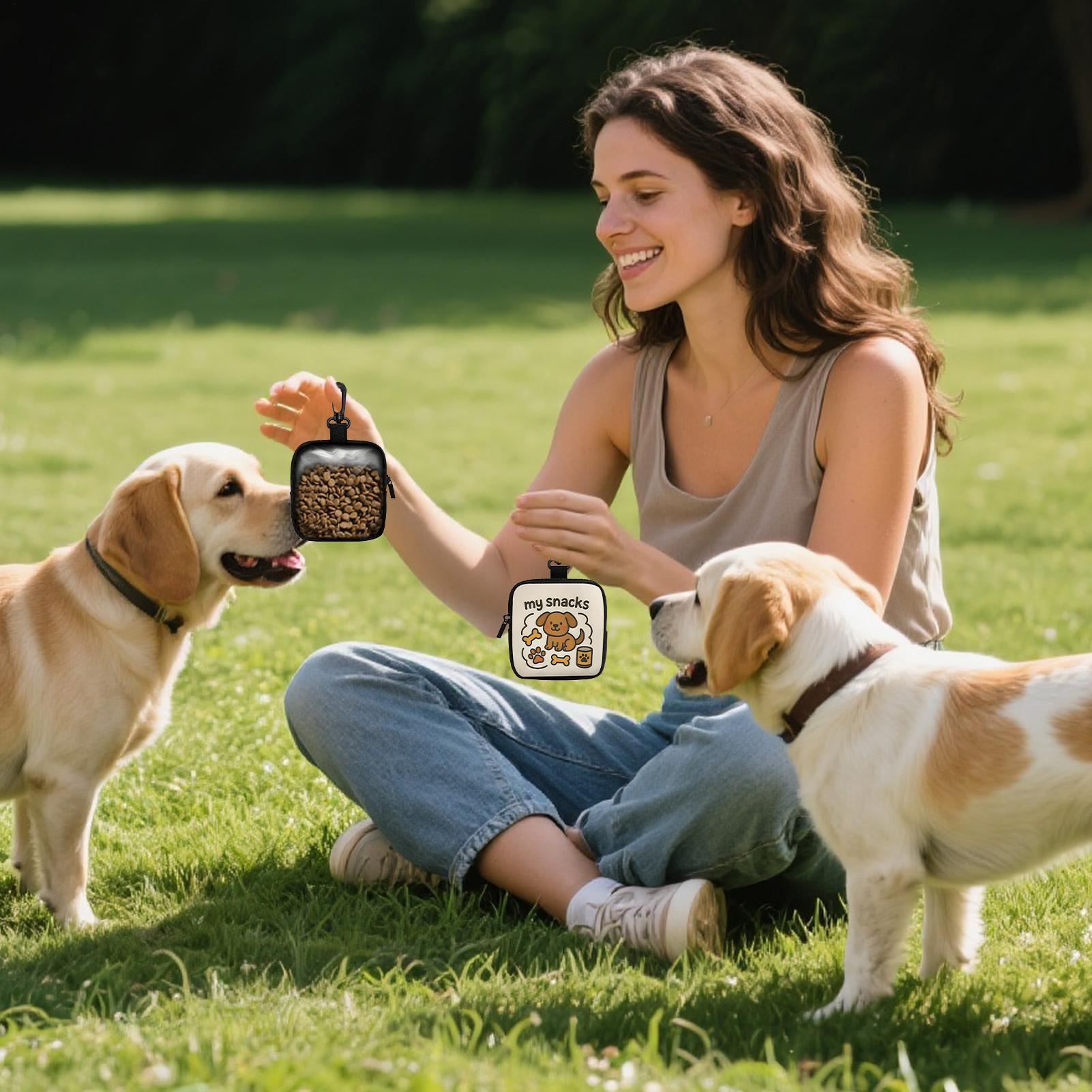 Outdoor Dog Treat Pouch Portab - Food Snacks For Hiking review and price