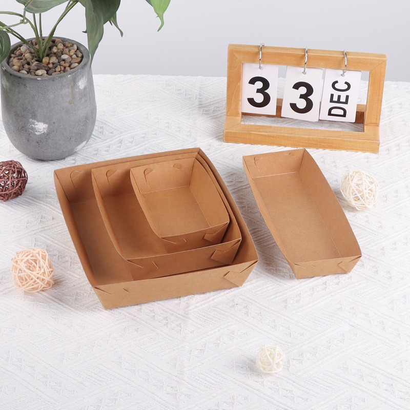 10/30/50pcs Kraft Paper Dispos - Food Snacks For Christmas review and price
