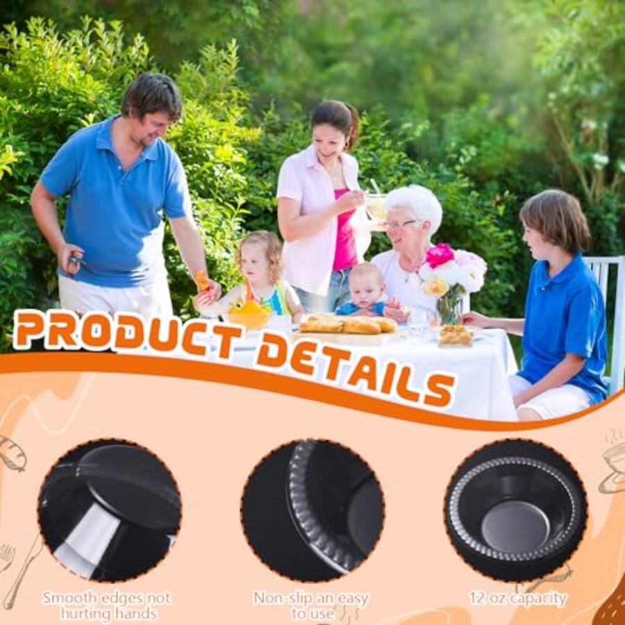 30 Pack 12 oz Disposable Plast - Food Packed Snacks review and price