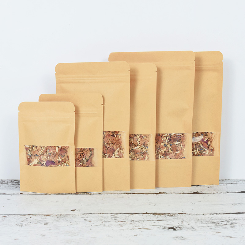 20/50pcs Kraft Paper Zip Lock  - Food Snacks For Christmas review and price