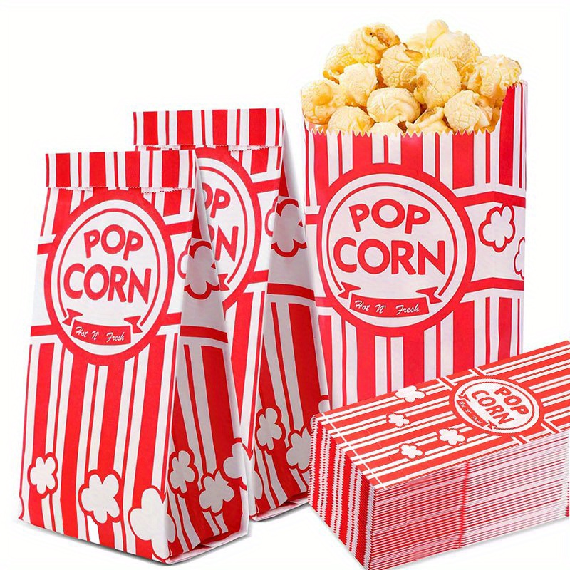 20/50Pcs Popcorn Bags Individu - Food Packed Snacks review and price