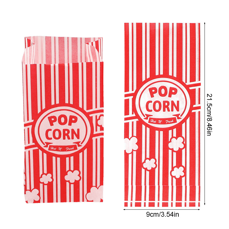 50Pcs Popcorn Packaging Bags S - Food Snacks For Christmas review and price