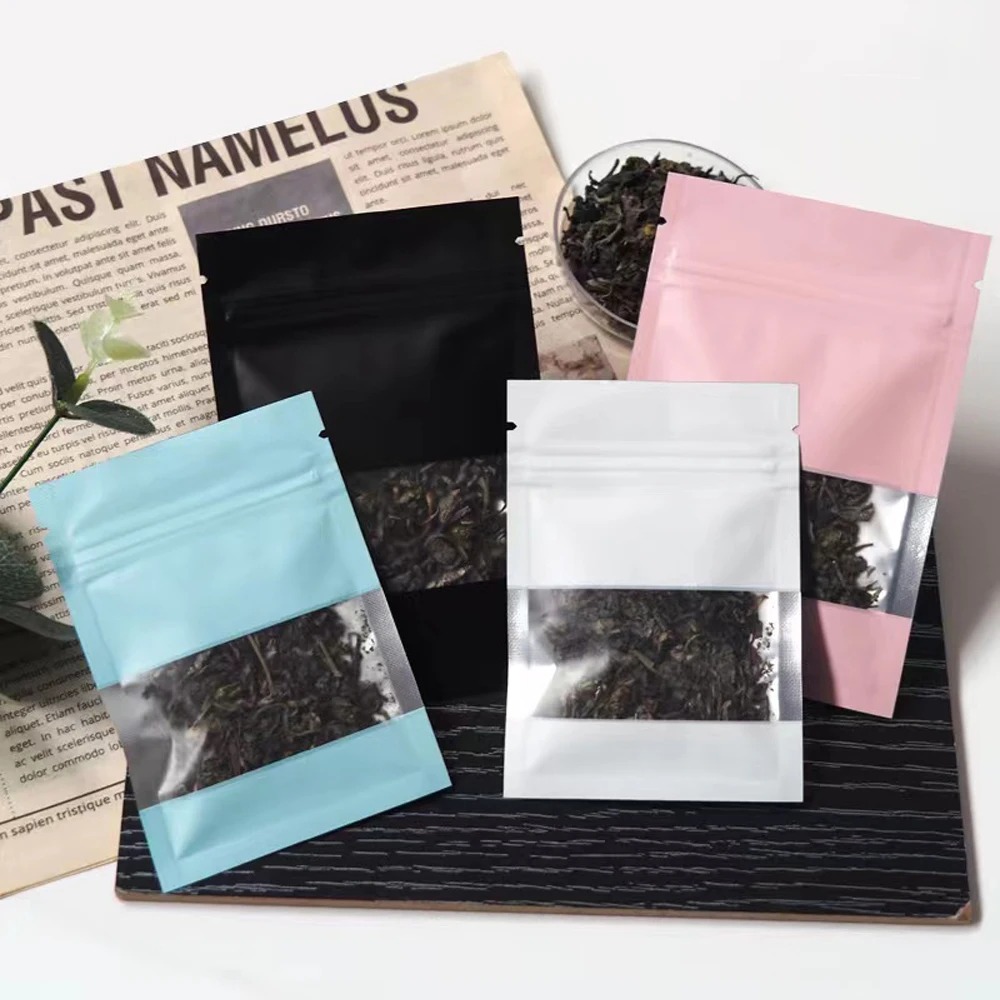 100Pcs Zip Lock Mylar Foil Bag - Food Snacks For Christmas review and price