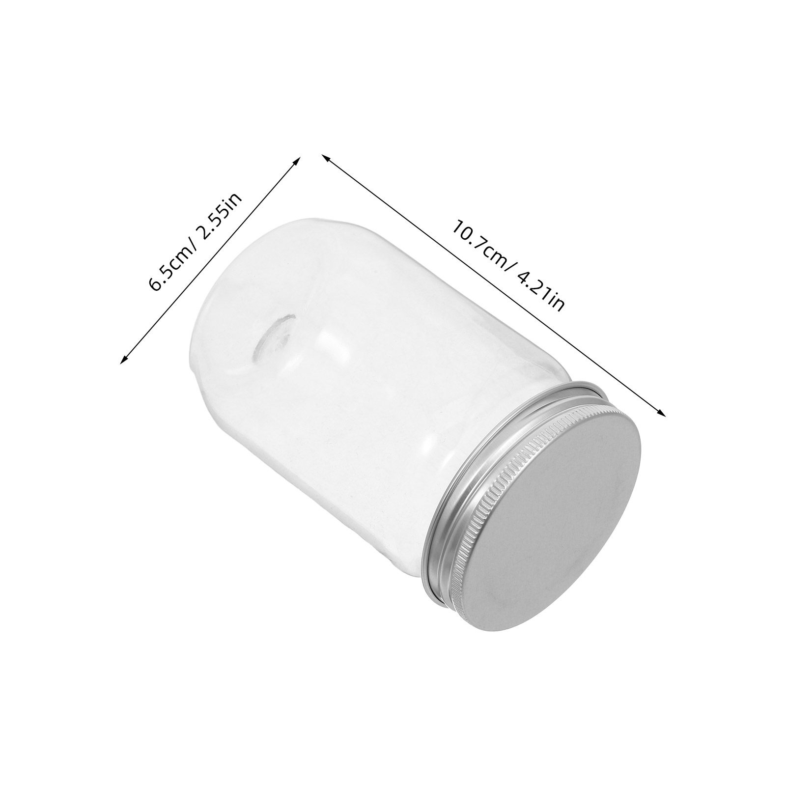 6Pcs Clear Plastic Mason Jars  - Food Snacks Candy review and price