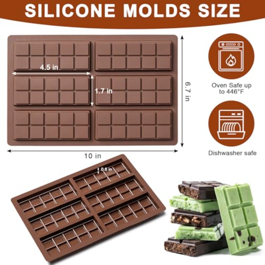 Chocolate Bar Mold Non-Stick C - Food Snacks Candy review and price