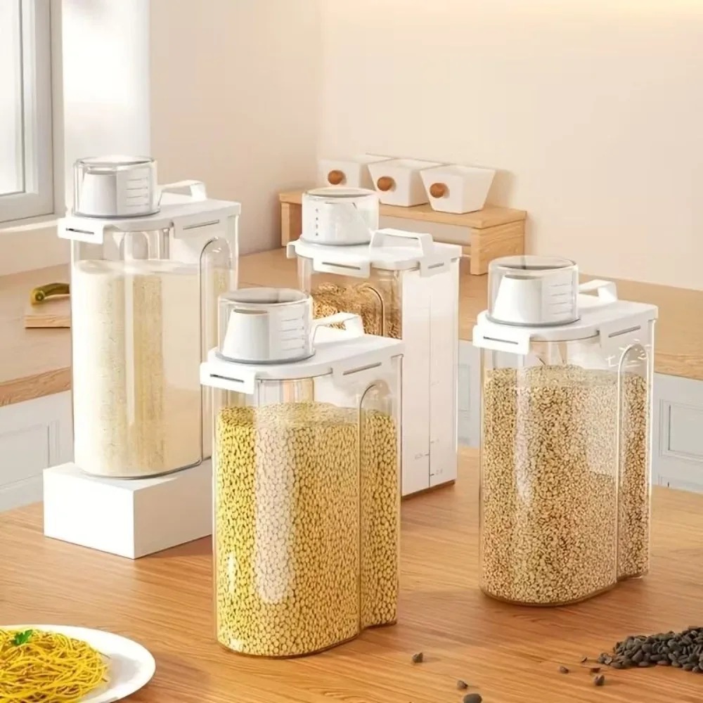 4 Pack 5LB Rice Storage Contai - Food Packed Snacks review and price