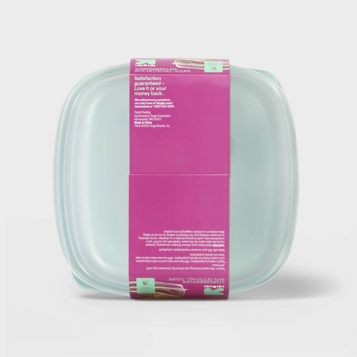 2026 New 3 Pack 24oz Square Fo - Food Packed Snacks review and price